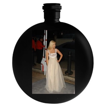 Elisha Cuthbert Round Flask