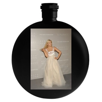 Elisha Cuthbert Round Flask