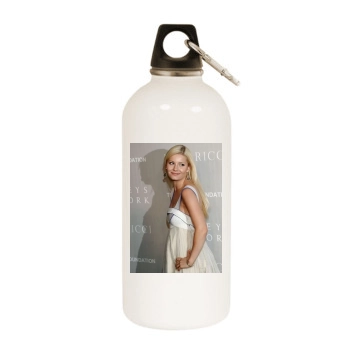 Elisha Cuthbert White Water Bottle With Carabiner