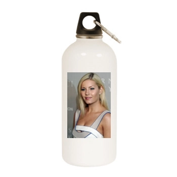 Elisha Cuthbert White Water Bottle With Carabiner