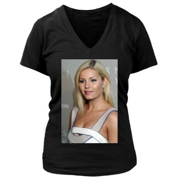 Elisha Cuthbert Women's Deep V-Neck TShirt