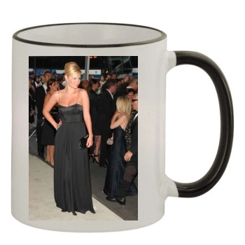 Elisha Cuthbert 11oz Colored Rim & Handle Mug