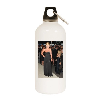 Elisha Cuthbert White Water Bottle With Carabiner