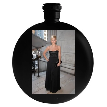 Elisha Cuthbert Round Flask