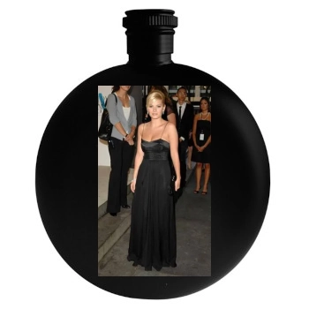 Elisha Cuthbert Round Flask