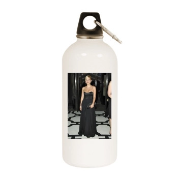 Elisha Cuthbert White Water Bottle With Carabiner