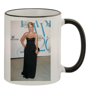 Elisha Cuthbert 11oz Colored Rim & Handle Mug