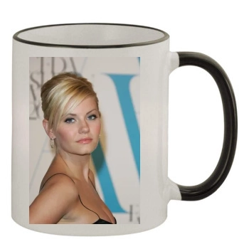 Elisha Cuthbert 11oz Colored Rim & Handle Mug