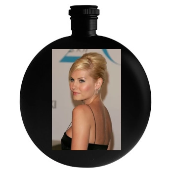 Elisha Cuthbert Round Flask