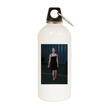 Elisha Cuthbert White Water Bottle With Carabiner