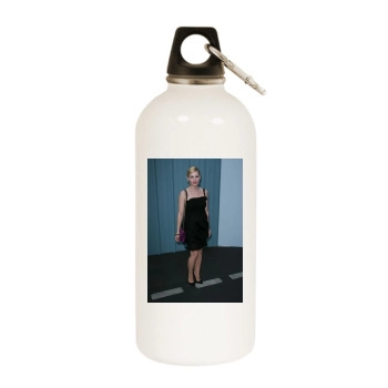 Elisha Cuthbert White Water Bottle With Carabiner