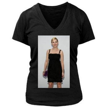 Elisha Cuthbert Women's Deep V-Neck TShirt