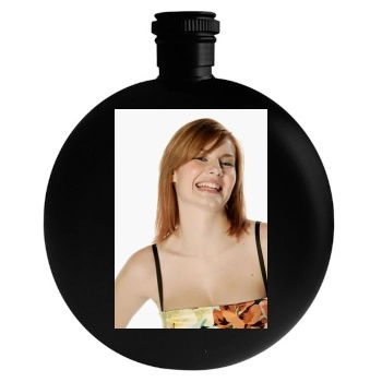 Elisha Cuthbert Round Flask