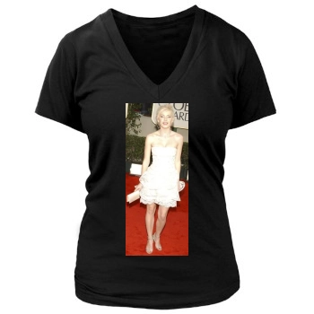 Elisha Cuthbert Women's Deep V-Neck TShirt