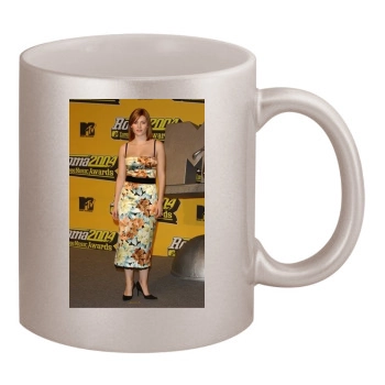 Elisha Cuthbert 11oz Metallic Silver Mug