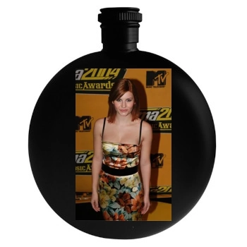 Elisha Cuthbert Round Flask