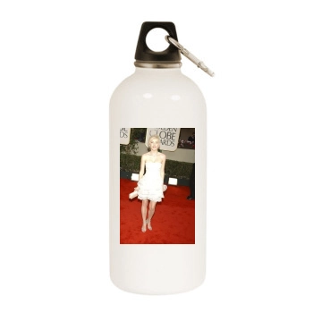 Elisha Cuthbert White Water Bottle With Carabiner