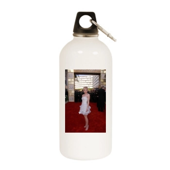 Elisha Cuthbert White Water Bottle With Carabiner