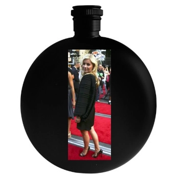 Elisha Cuthbert Round Flask