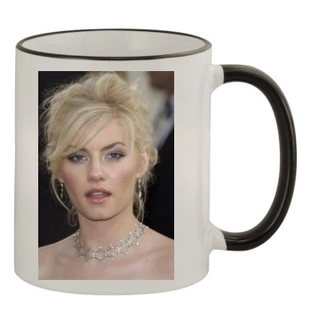 Elisha Cuthbert 11oz Colored Rim & Handle Mug