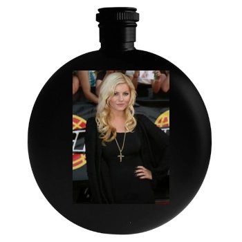 Elisha Cuthbert Round Flask