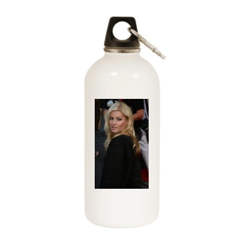 Elisha Cuthbert White Water Bottle With Carabiner