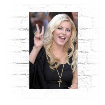 Elisha Cuthbert Metal Wall Art