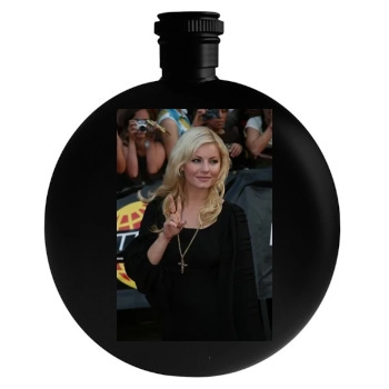 Elisha Cuthbert Round Flask