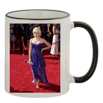 Elisha Cuthbert 11oz Colored Rim & Handle Mug