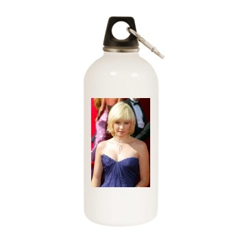 Elisha Cuthbert White Water Bottle With Carabiner