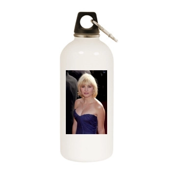 Elisha Cuthbert White Water Bottle With Carabiner