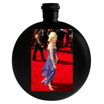 Elisha Cuthbert Round Flask