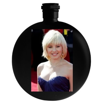Elisha Cuthbert Round Flask
