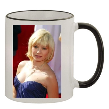 Elisha Cuthbert 11oz Colored Rim & Handle Mug