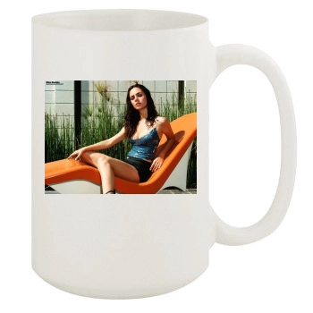 Eliza Dushku 15oz White Mug