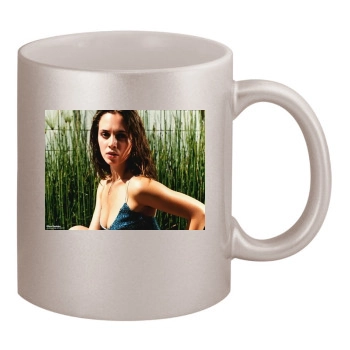 Eliza Dushku 11oz Metallic Silver Mug