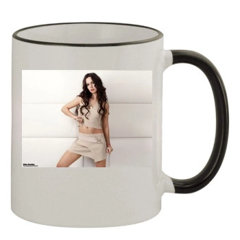 Eliza Dushku 11oz Colored Rim & Handle Mug