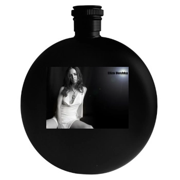 Eliza Dushku Round Flask