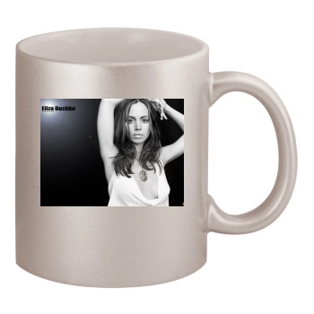 Eliza Dushku 11oz Metallic Silver Mug