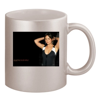 Eliza Dushku 11oz Metallic Silver Mug