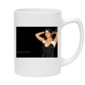 Eliza Dushku 14oz White Statesman Mug