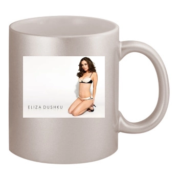 Eliza Dushku 11oz Metallic Silver Mug