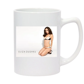 Eliza Dushku 14oz White Statesman Mug