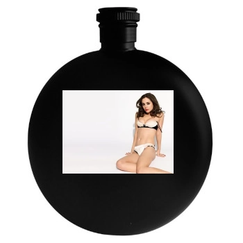 Eliza Dushku Round Flask