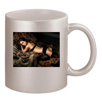 Eliza Dushku 11oz Metallic Silver Mug