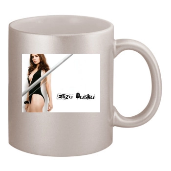 Eliza Dushku 11oz Metallic Silver Mug