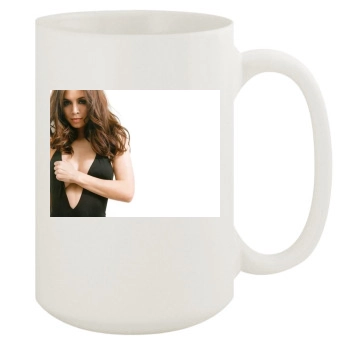 Eliza Dushku 15oz White Mug