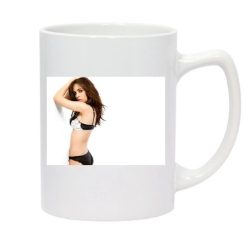 Eliza Dushku 14oz White Statesman Mug