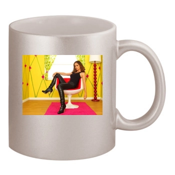 Eliza Dushku 11oz Metallic Silver Mug