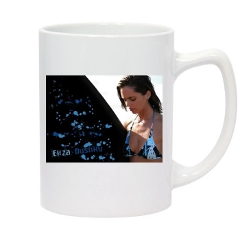 Eliza Dushku 14oz White Statesman Mug